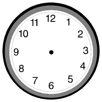Blank Clocks Worksheet