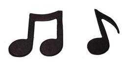 Craft Inspiration, Die Cut Sizzix Music Notes (Double and Single ...