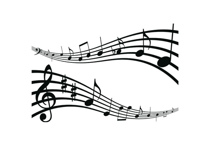 Musical Notes Wall Sticker - decorative wall decal - Wall Stickers ...