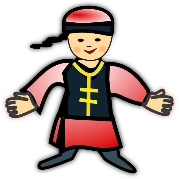 417 views Chinese People Clipart