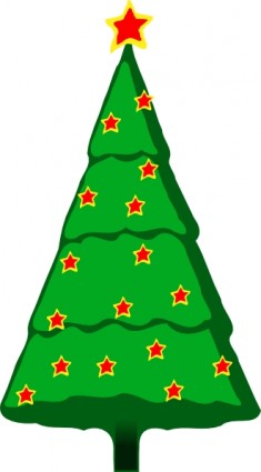 Christmas Tree clip art Vector clip art - Free vector for free ...