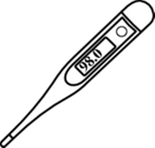 Clip Art Blank Thermometer Digital Clipart