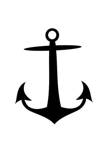 Anchor silhouette | Public domain vectors