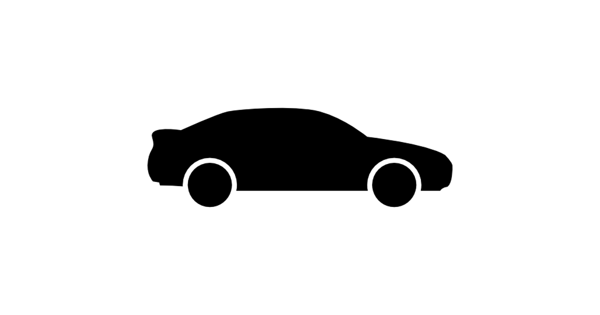 Commercial car side view silhouette - Free transport icons