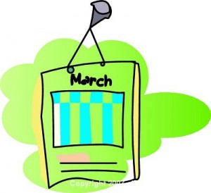 March calendar clipart - ClipartFox