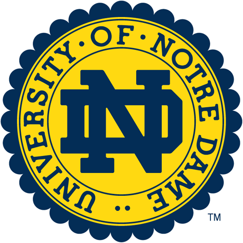 0-Pres Notre Dame Fighting Irish Alternate Logo Iron On Sticker ...