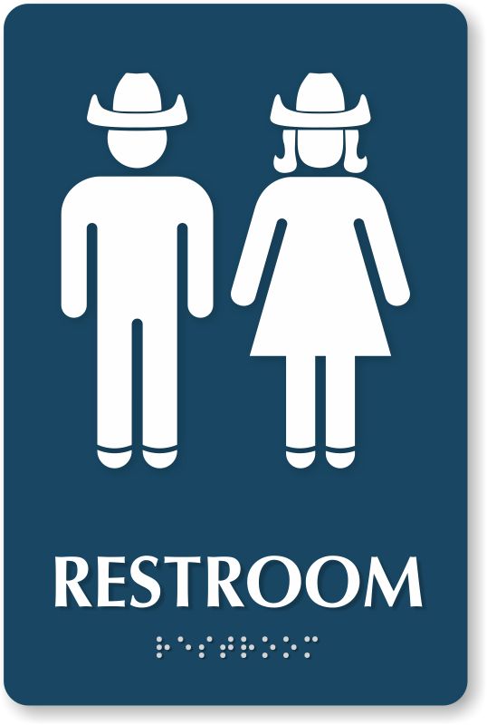 Restroom Signs | Toilet Signs, Ada ...