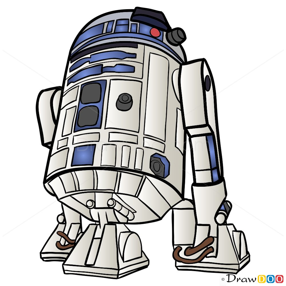 How to Draw R2-D2, Star Wars