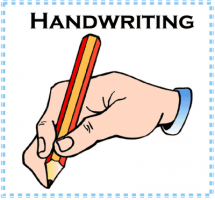 Image result for handwriting clipart