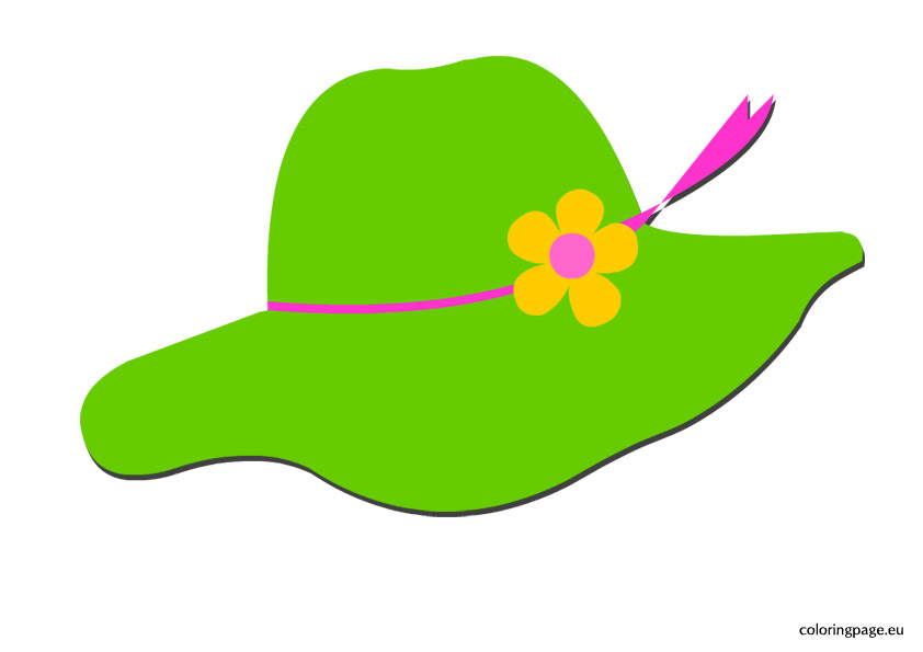 Sun hat | Coloring Page