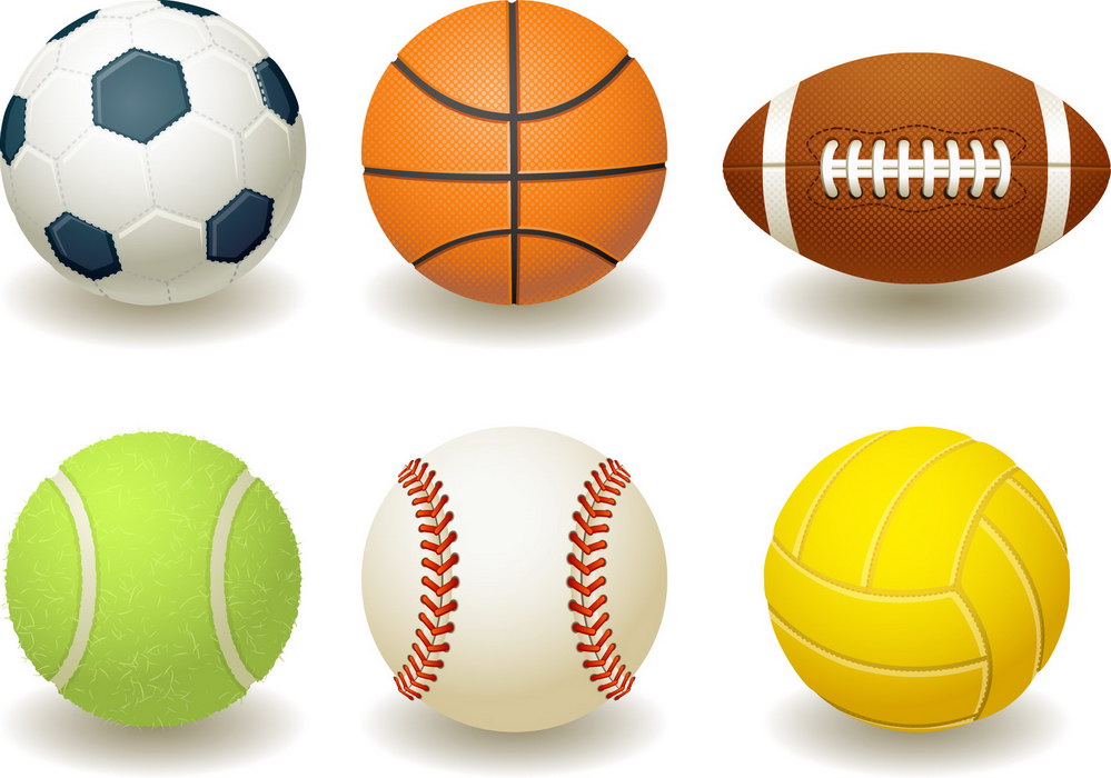 Sports balls clipart images