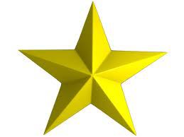 Gold Star Template. illustration of set of vector gold stars icon ...