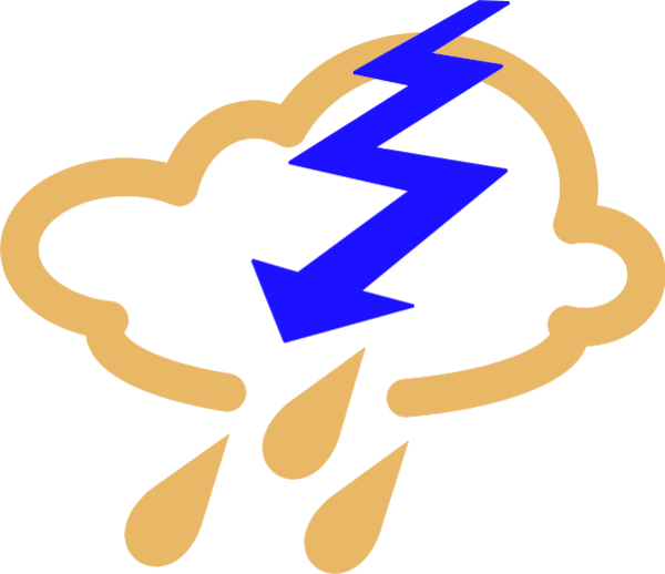 simple weather symbols 8 - vector Clip Art