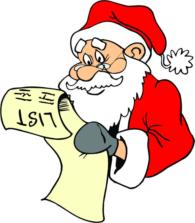 Santas Nice List Clipart