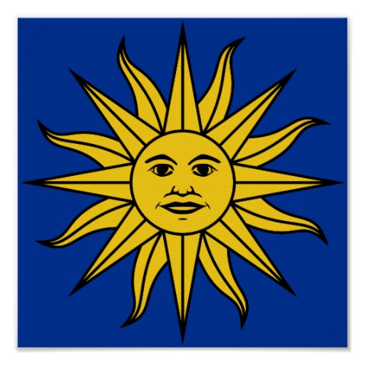 Uruguay "Sol de Mayo" Poster | Zazzle