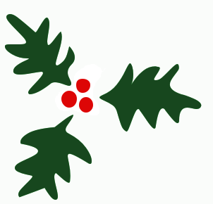 Free christmas clip art holly berries