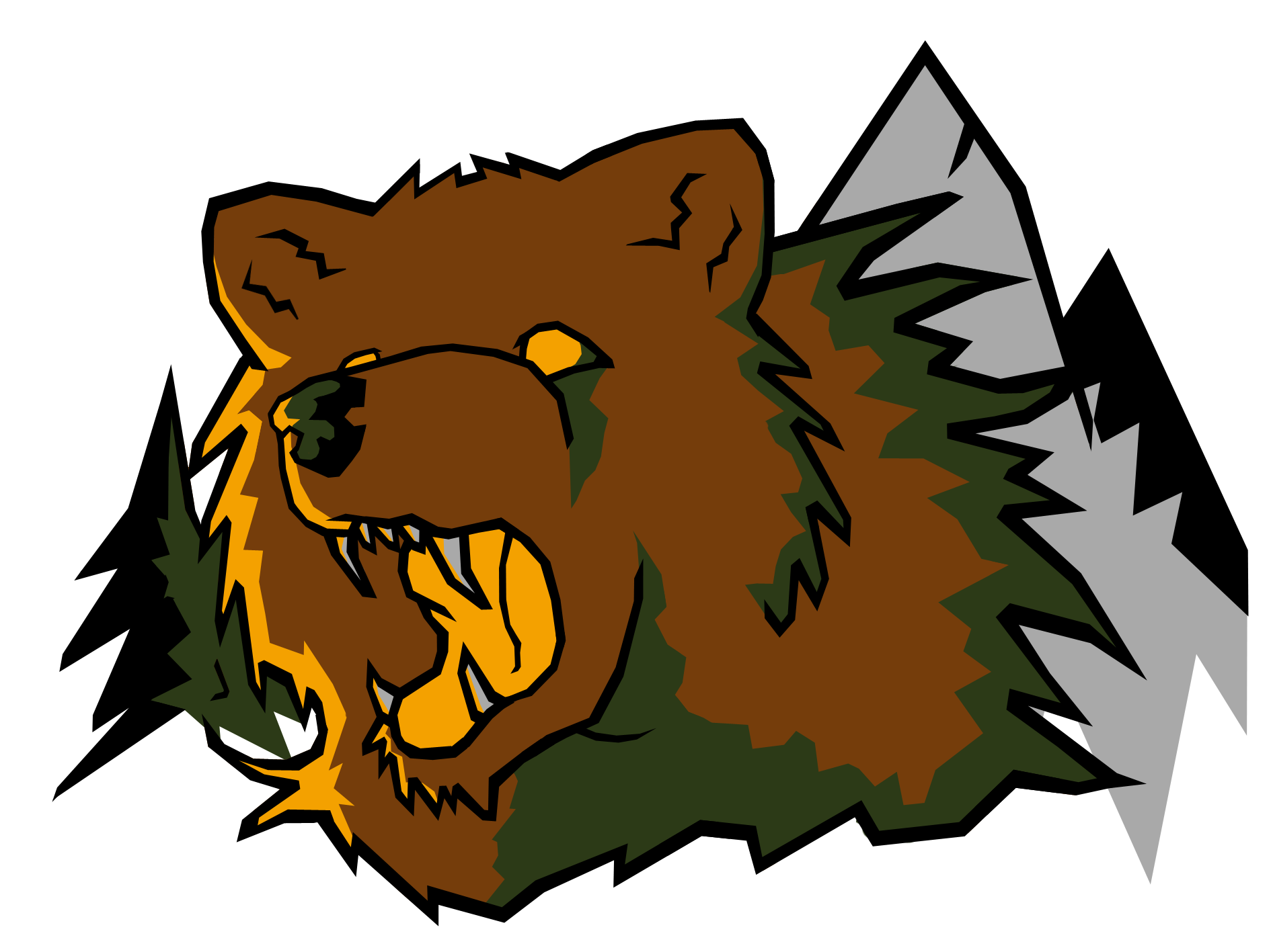 Grizzly Bear Sports Logo by DarkStarWolf07 on DeviantArt