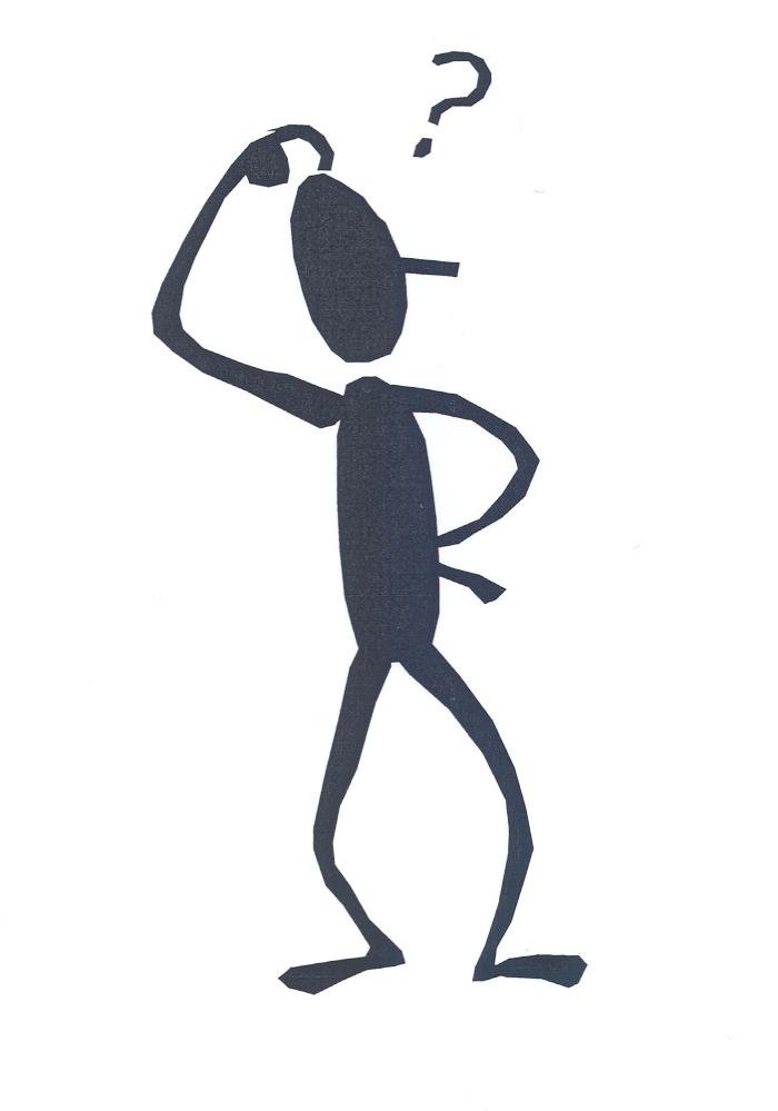 clipart stick man thinking - photo #1