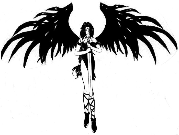 My Self Angel, Karyn ´Lara Amor´ Ouellet, SciFi Fantasy Art