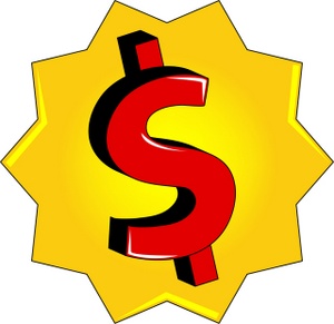 Dollar Sign Clipart Image - Cartoon Dollar Sign