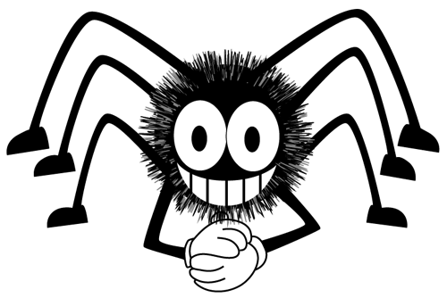 free cartoon spider clip art - photo #14