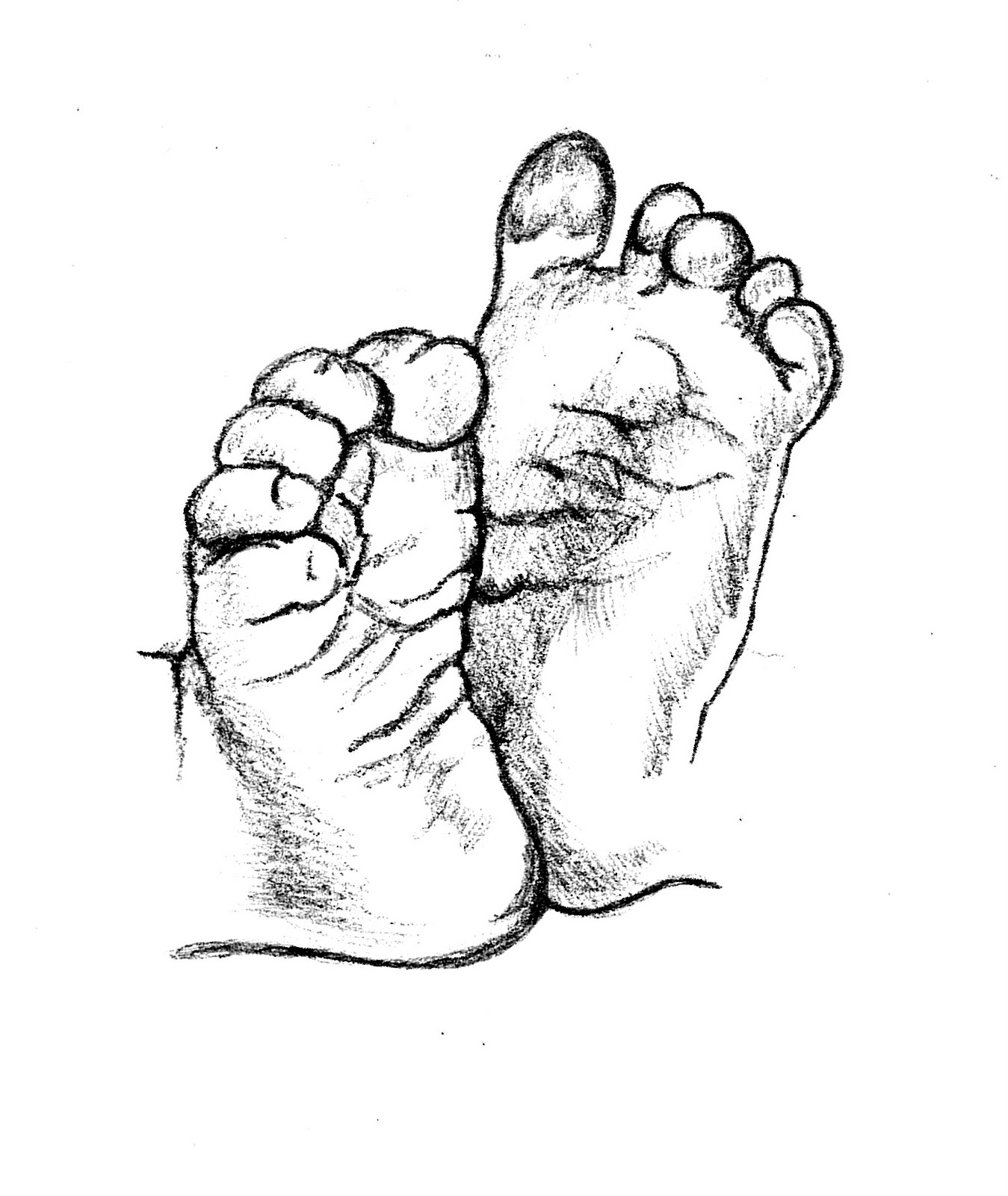 baby hands and feet clipart - photo #49
