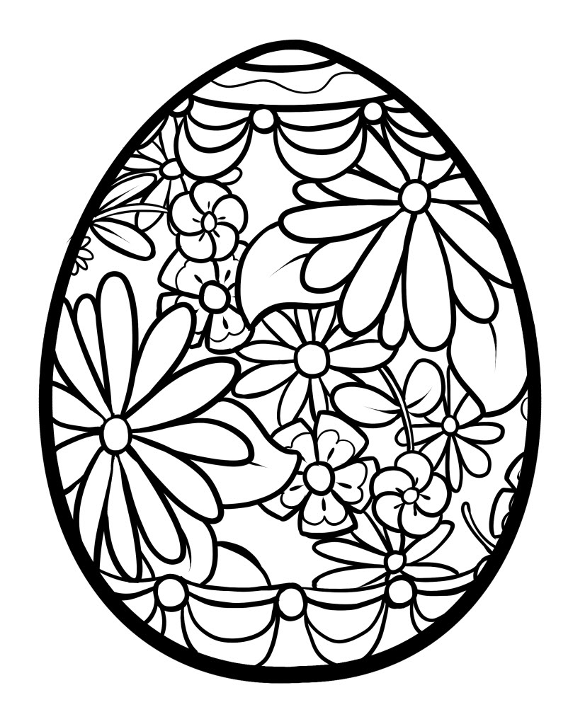 Egg Coloring Pages | ColoringMates.