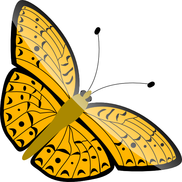 Butterfly clip art Free Vector