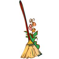 Female Cartoon Broom | benzeknees