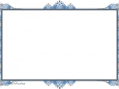 1,187 views Free Blue Abstract Border Certificates Backgrounds For PowerPoint ...
