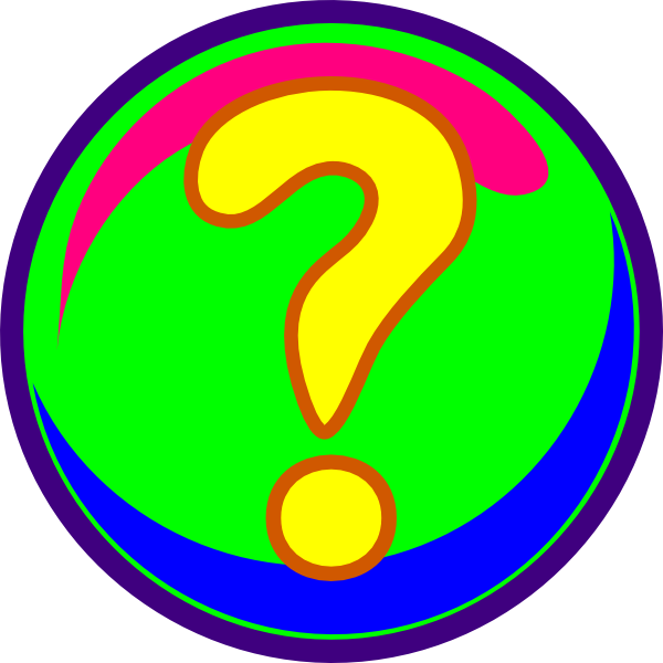 Question Mark Colors clip art - vector clip art online, royalty ...