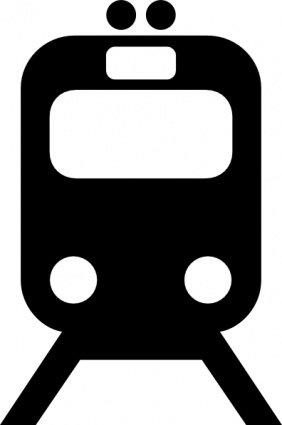 Tram Train Subway Transportation Symbol clip art - Download free ...