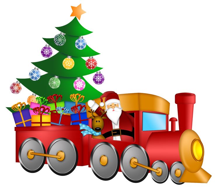 free clipart christmas train - photo #10