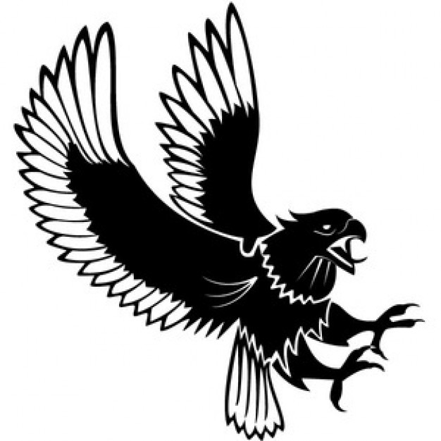 free eagle silhouette clip art - photo #35