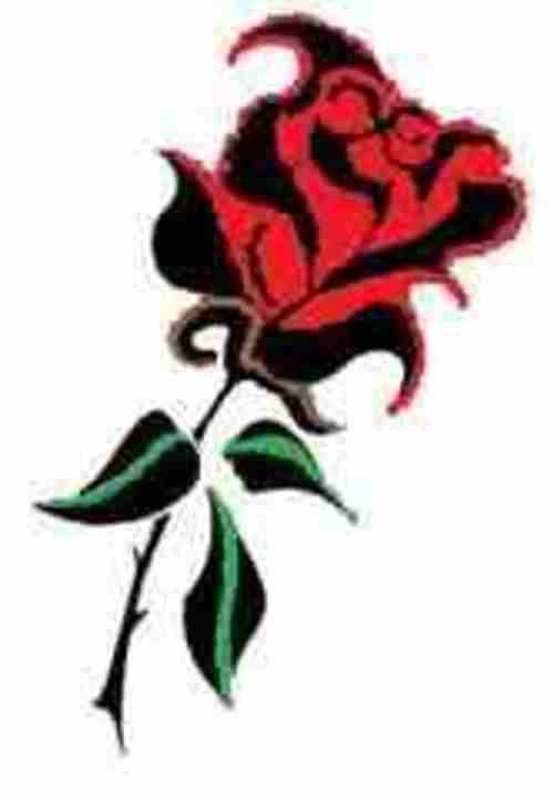 rose tribal tattoo clipart best rose tribal tattoo clipart best