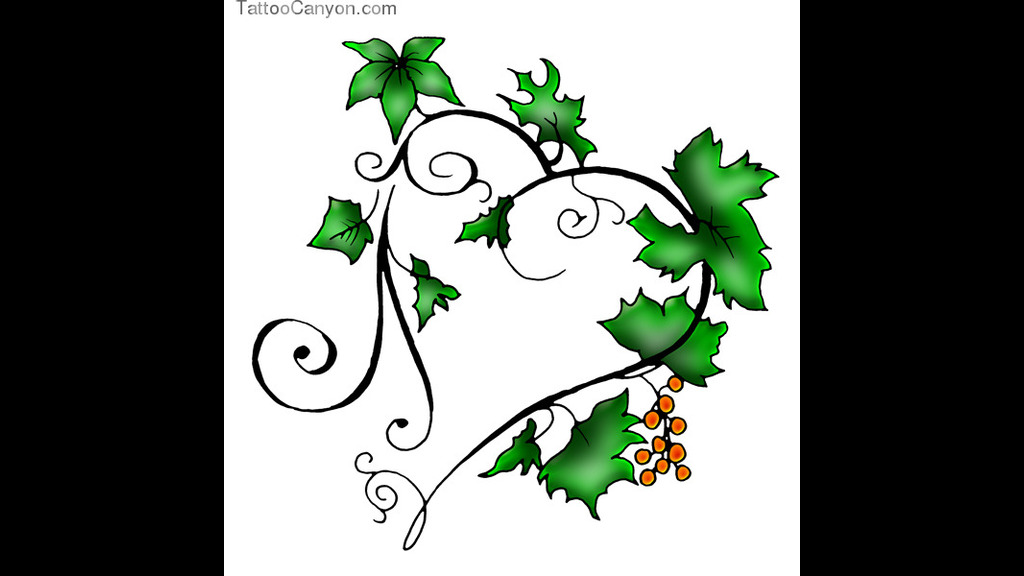 Vines Heart Custom Tattoo Designs Hanck Portfolio Free Picture