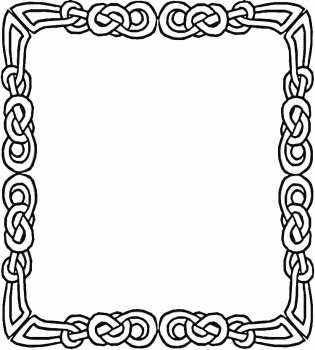 Celtic Frame coloring page | Super Coloring
