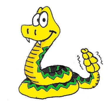 The Eighth Day: Rattlesnake mascot