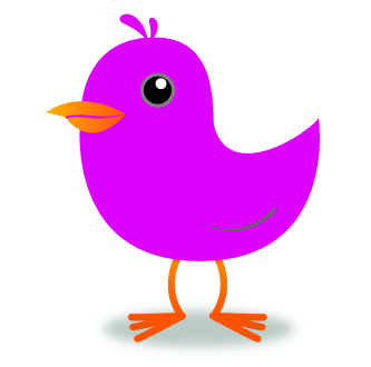 Tweet Twitter Bird Psychedelic Purple xochi.info scallywag Flowers ...