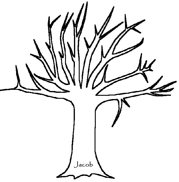 Jacob's Family Tree Craft - Tree Trunk