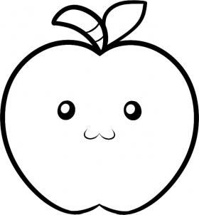Drawing Food Tutorials - How to Draw an Apple for Kids