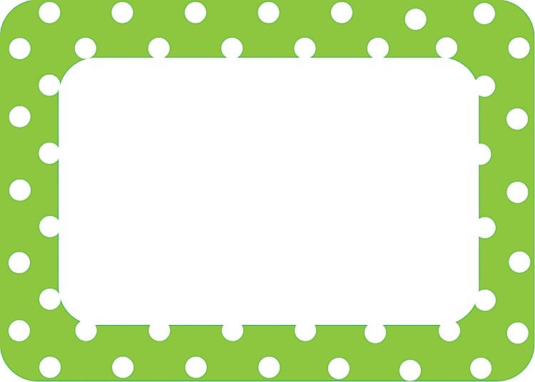 Polka Dot Border Template Clipart Best