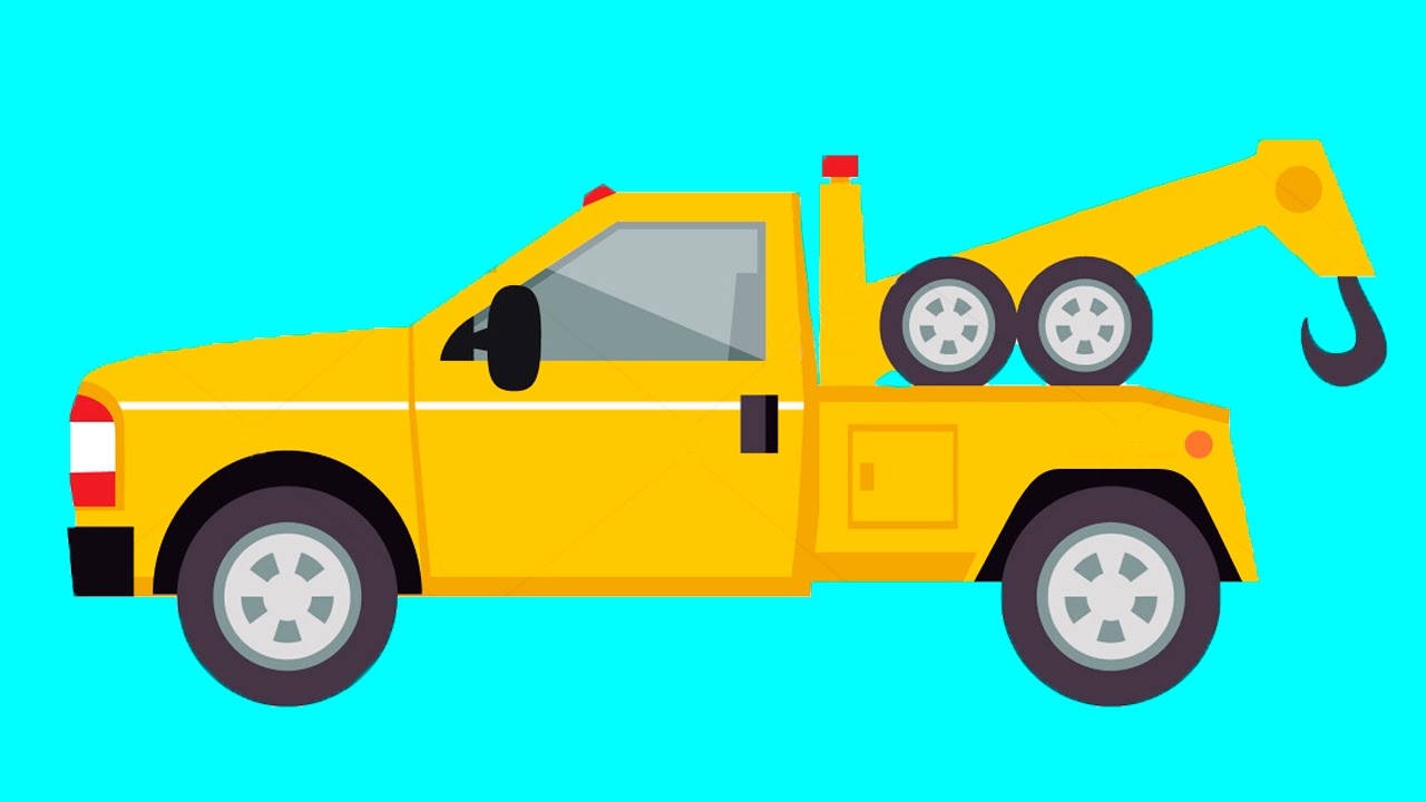 Trucks Cartoons for children: The Tow Truck with Car Service & Car ... -  ClipArt Best - ClipArt Best