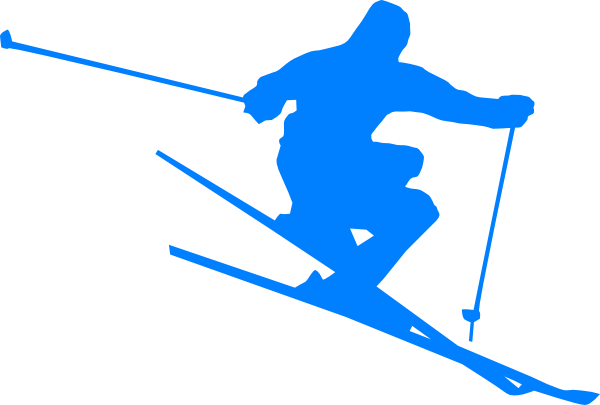 Ski mountain clipart