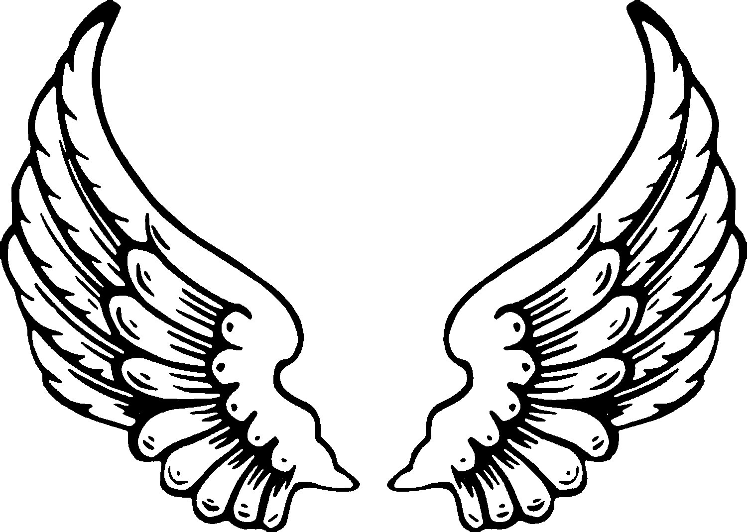 Angel Wing Templates Printable