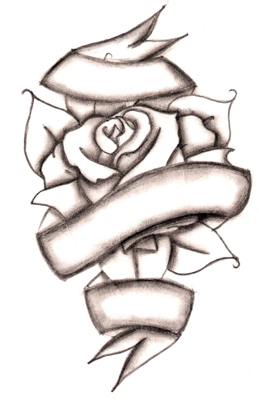Heart Ribbon Rose Drawings Hawaii Dermatology Pictures