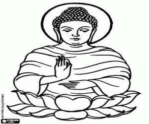 Buddhism coloring pages printable games