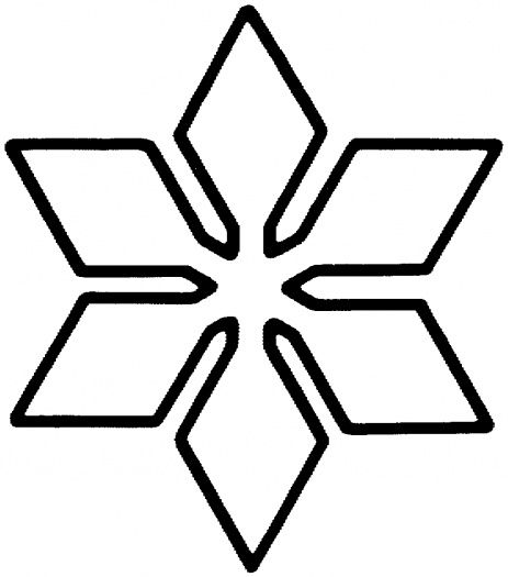 Snowflake Stencil | Snowflake ...