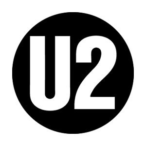 U2 band logo clipart