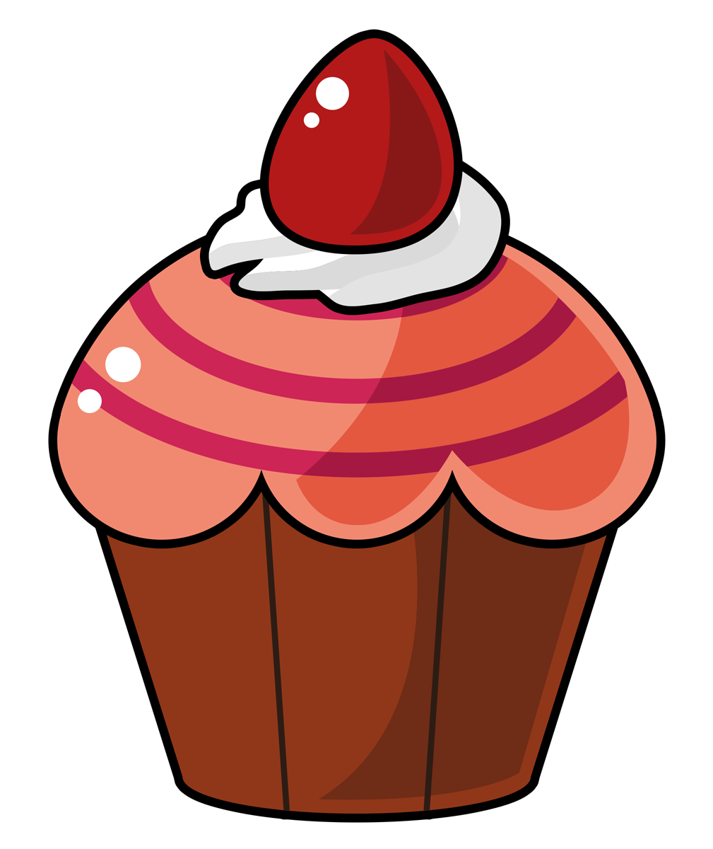 Cartoon Cupcake Clipart